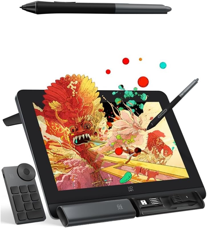 Artist Pro 14 Gen2 Drawing Tablet with Screen 14 inch Graphic Art Tablet with Full Laminated Anti-Glare Screen 16384 Pressure Levels X3 Pro Battery-Free Stylus