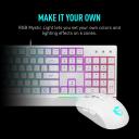 MSI Vigor GK30 RGB Gaming Keyboard, 6-Zone RGB Lighting, Water Repellent & Splash-Proof, Mechanical-Like Plunger Switches, White
