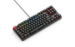 GLORIOUS Custom Gaming Keyboard - GMMK 85% Percent TKL - USB C Wired Mechanical Keyboard - RGB Hot Swappable Switches & Keycaps - Black Metal Top Plate
