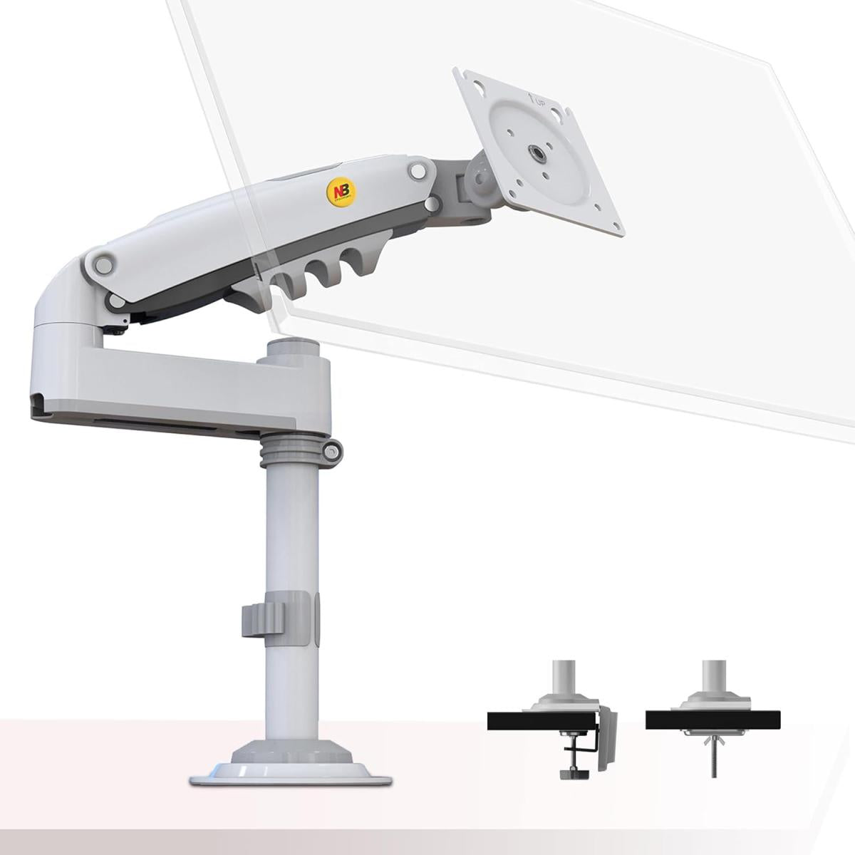 North Bayou (NB H100) Ergonomic Desk Mount Single Monitor Arm with 100mm with 75mm