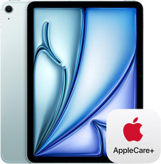 iPad Air 11-inch (M2): Liquid Retina Display, 128GB, Landscape 12MP Front Camera/12MP Back Camera, Wi-Fi 6E + 5G Cellular with eSIM, Touch ID, All-Day Battery — Blue With AppleCare+ (2 Years)
