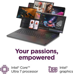 Lenovo Yoga 7i 2-in-1 Business Laptop (16" FHD+ Touchscreen, Intel Ultra 7 155U (Beat i7-1355U), 16GB DDR5 RAM, 1TB SSD), Backlit, Fingerprint, 1080p IR Webcam, 2x Thunderbolt 4, Win 11 Home, AI PC