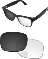 Replacement Lenses for Ray-Ban Meta Wayfarer Gen 2 RW4012 50mm AI Glasses - Photochromic, Anti-Fog & Anti Blue Light