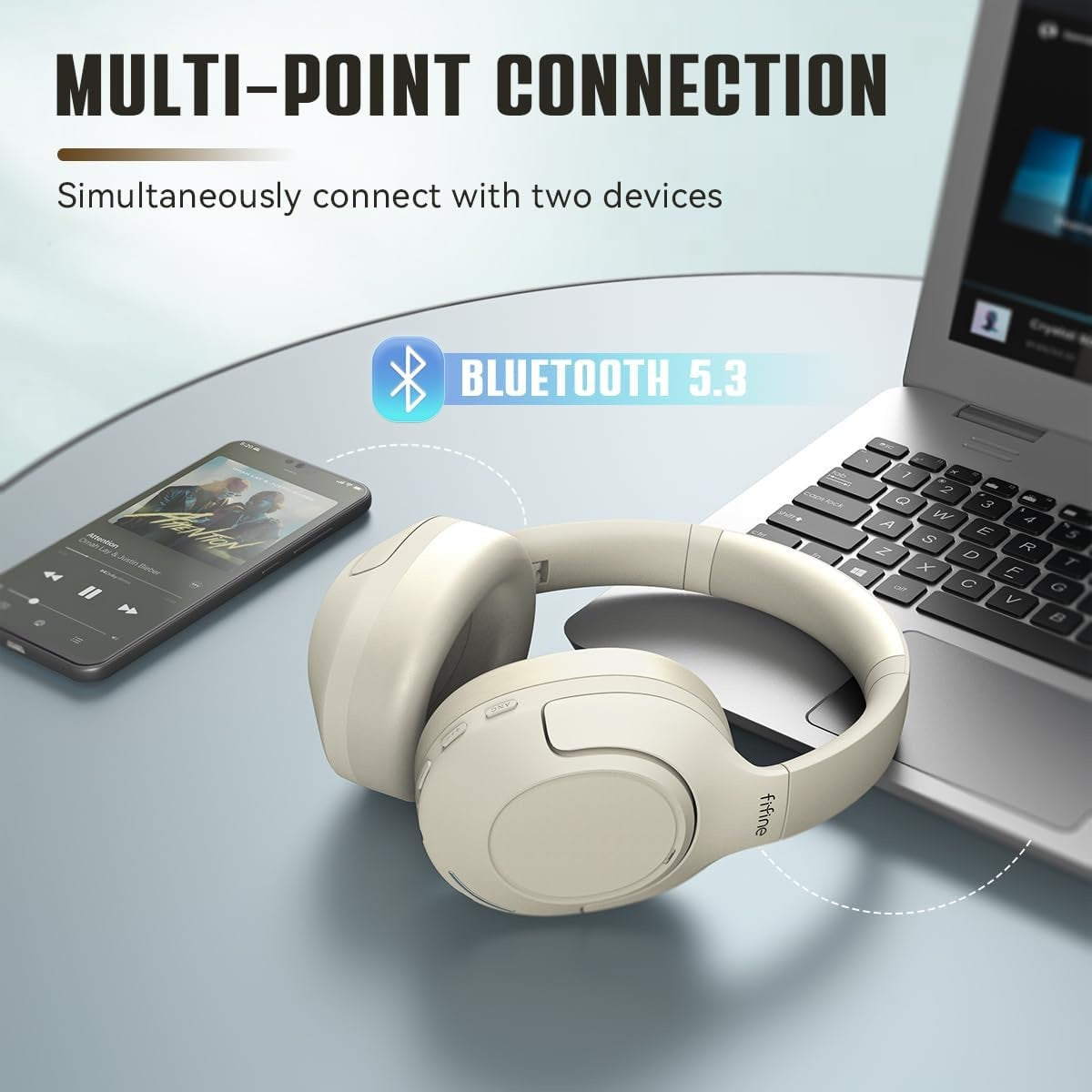 FIFINE X3W wireless Bluetooth microphone for audio recording