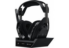 Logitech G Astro A50 X Omni-Platform Wireless Gaming Headset + Base Station for PS5, Xbox, PC: PLAYSYNC Video & Audio Switcher, HDMI 2.1 4K 120Hz VRR, <24 bit/48 kHz, 24hr Battery, 2.4GHz & BT - Black