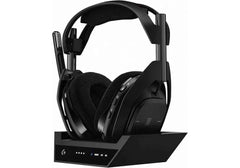 Logitech G Astro A50 X Omni-Platform Wireless Gaming Headset + Base Station for PS5, Xbox, PC: PLAYSYNC Video & Audio Switcher, HDMI 2.1 4K 120Hz VRR, <24 bit/48 kHz, 24hr Battery, 2.4GHz & BT - Black
