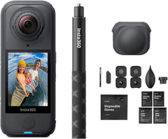 Insta360 X4 Air Replacement Lens Bundle - Lightweight 165g 8K 360 Camera, Invisible Selfie Stick, Replaceable Lenses, Shoot First & Frame Later, Built-in Wind Guard, Stabilization, AI-Powered App