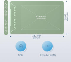 XPPen Deco with 16384 tablet for portable computing