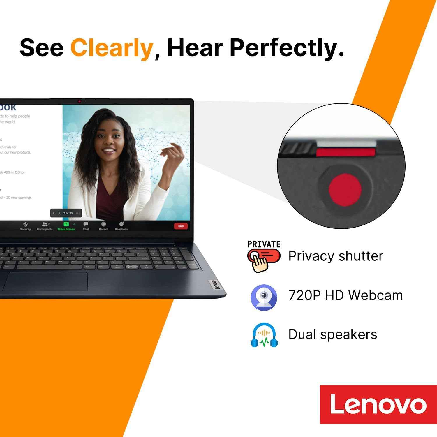IdeaPad Business Laptop • 15.6" FHD Touchscreen Display • 2026 Edition • Intel 10-Core i5 CPU • 8GB RAM • 256GB SSD • WiFi 6 • Copilot AI • Windows 11