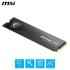 MSI SPATIUM M560 2TB PCIe 5.0 NVMe M.2 SSD, 3D NAND Memory - Sequential Read/Write (10300/8700 MB/s)