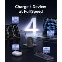 Mcdodo CH-847 100W GaN Charger Retractable Cable, 3 USB Type C + 1 USB A Ports, Built-in 65cm Cable, Smart Power Distribution for Travel/Office - 18 Months Warranty