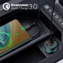 Promate 230W Car Charger with Dual Power Delivery and Quick Charge Ports, 140W USB-C QC 3.0 Port, 45W USB-C, 45W USB-A, Heat-Resistant, and Surge Protection, for iPhone 17,MacBook Pro, PowerDrive-230