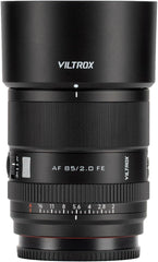 85mm F2 EVO FE Lens, AF 85mm f/2 FE for Sony E-Mount, Full Frame Portrait Lens for Sony FE a7iv a7c ii a7rv a9ii zve1 fx3 zv-e10 ii a6700 a6600