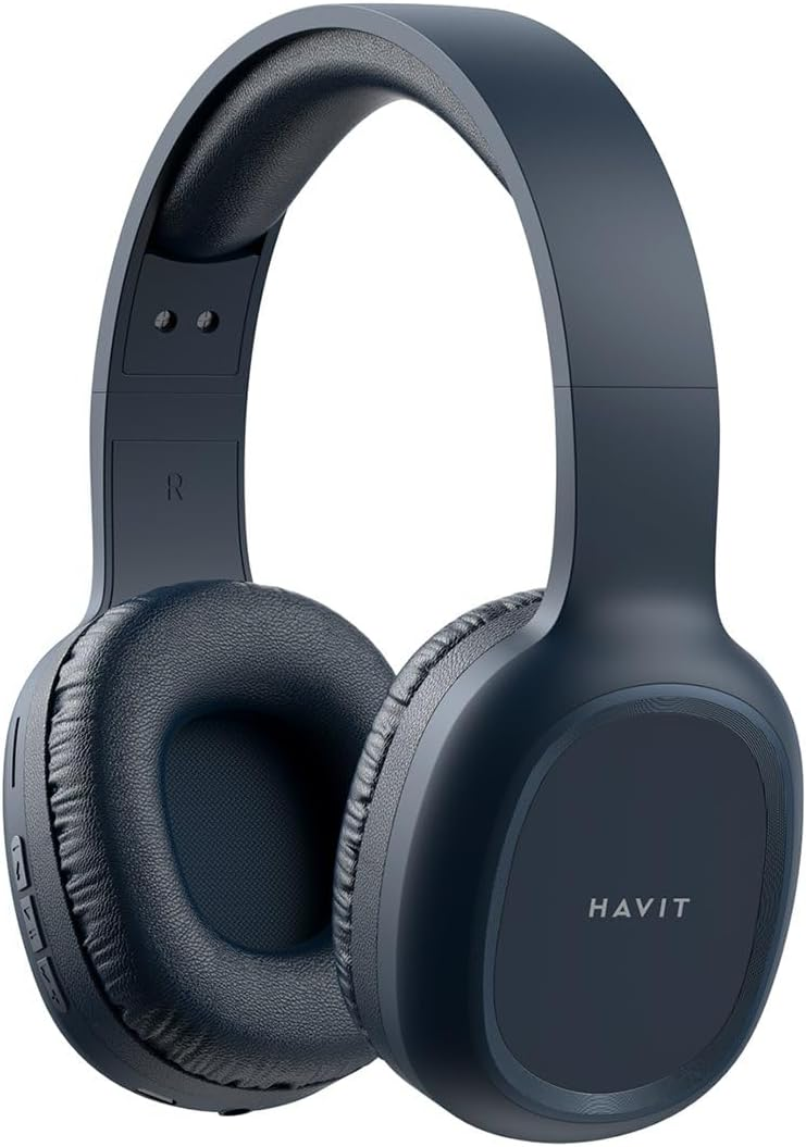 HAVIT H2590BT PRO Bluetooth Foldable Headset - Blue