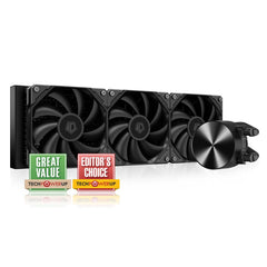 FX360 PRO Liquid CPU Cooler for Desktop - 360mm AIO Cooler, 3 x 120mm High-efficient Fans, Special CD Pattern Pump Header, Intel & AMD Compatible