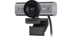 Logitech MX Brio 4K Ultra HD Streaming Webcam w/ AI Image Enhancement, 8.5MP Sony Image sensor, 4x Digital Zoom, 4K @ 30fps / 1080p @ 60fps, Dual Noise-Reducing Microphones, USB-C, Logi Software On MacOS & Win