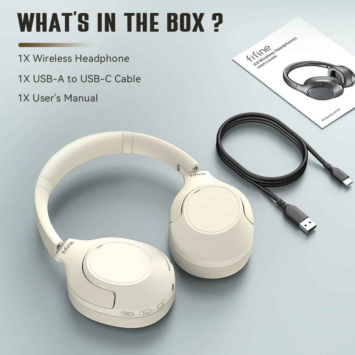 FIFINE wireless Bluetooth microphone for audio recording
