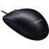 Logitech M90 1000 dpi USB Wired Optical Mouse, Comfort Ambidextrous Design - Black
