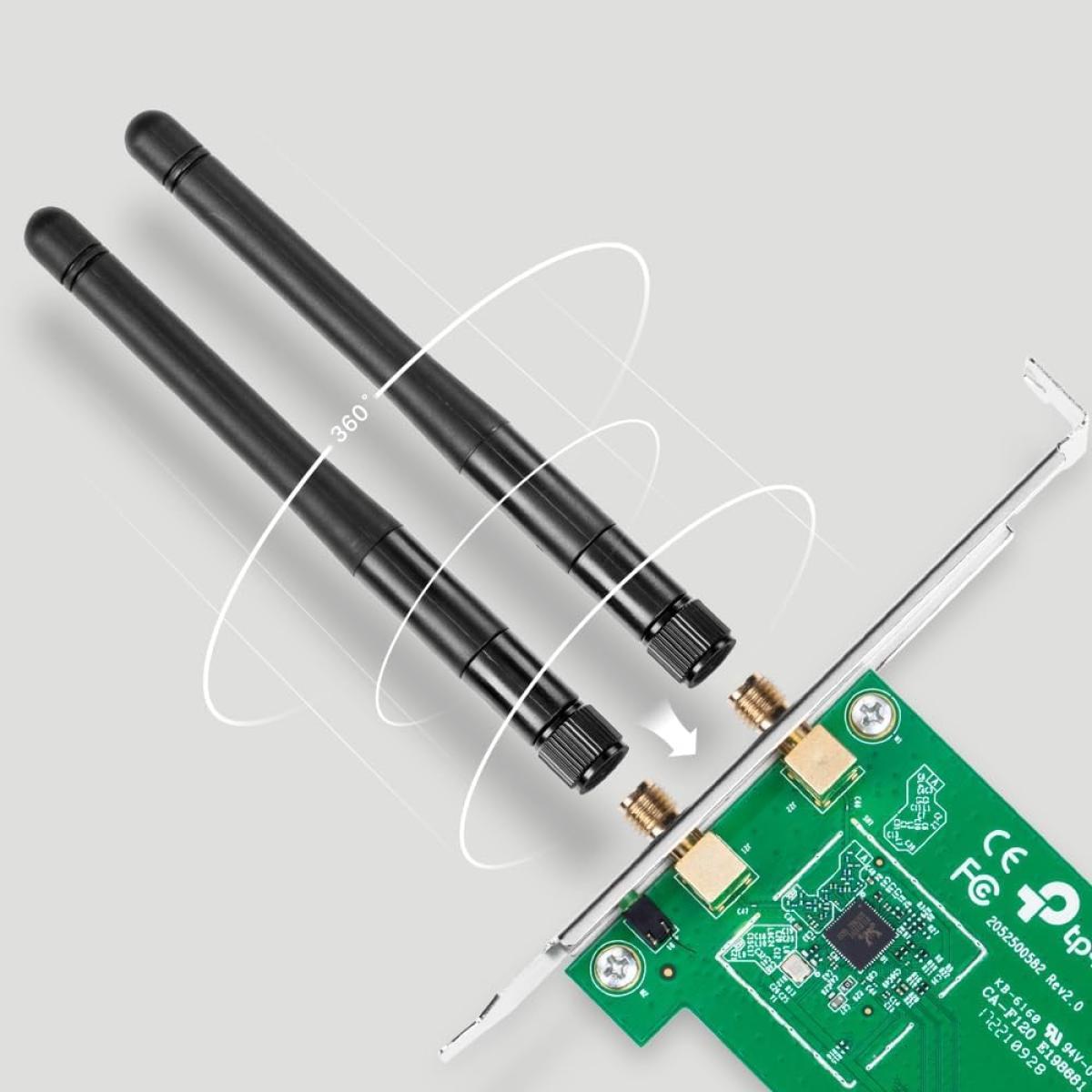 TP - Link TL - WN881ND wireless Wi - Fi PCIe adapter for device connectivity