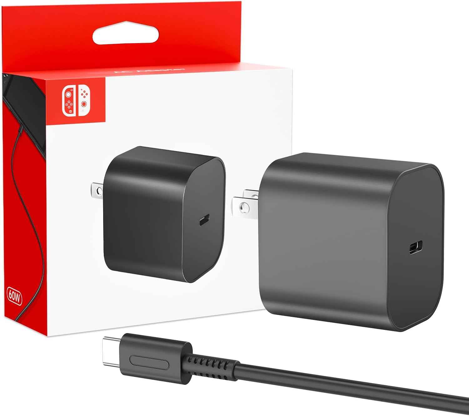 GENERIC 2-20V 3a 60w 4k USB USB cable Charger for Nintendo Switch AC Adapter Fast