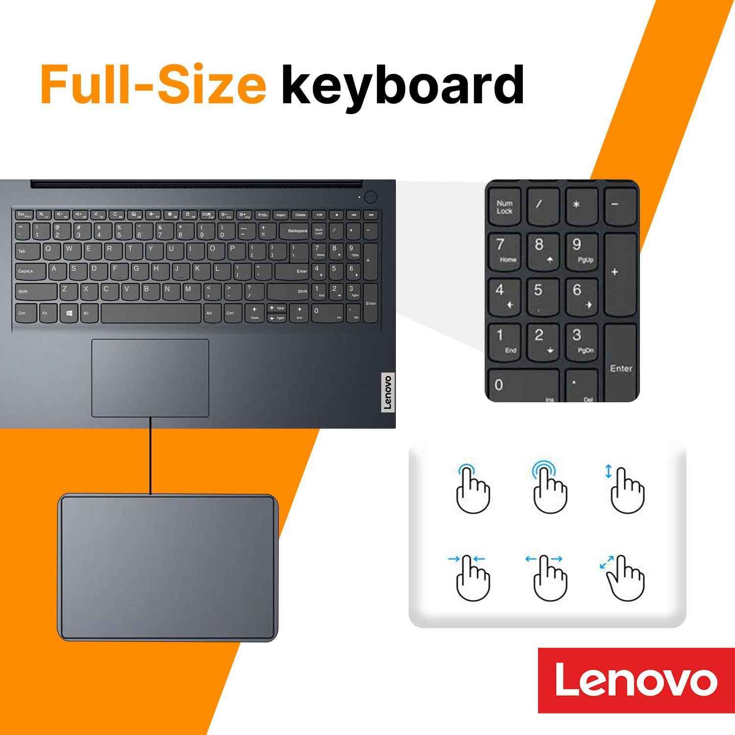 IdeaPad Business Laptop • 15.6" FHD Touchscreen Display • 2026 Edition • Intel 10-Core i5 CPU • 8GB RAM • 256GB SSD • WiFi 6 • Copilot AI • Windows 11