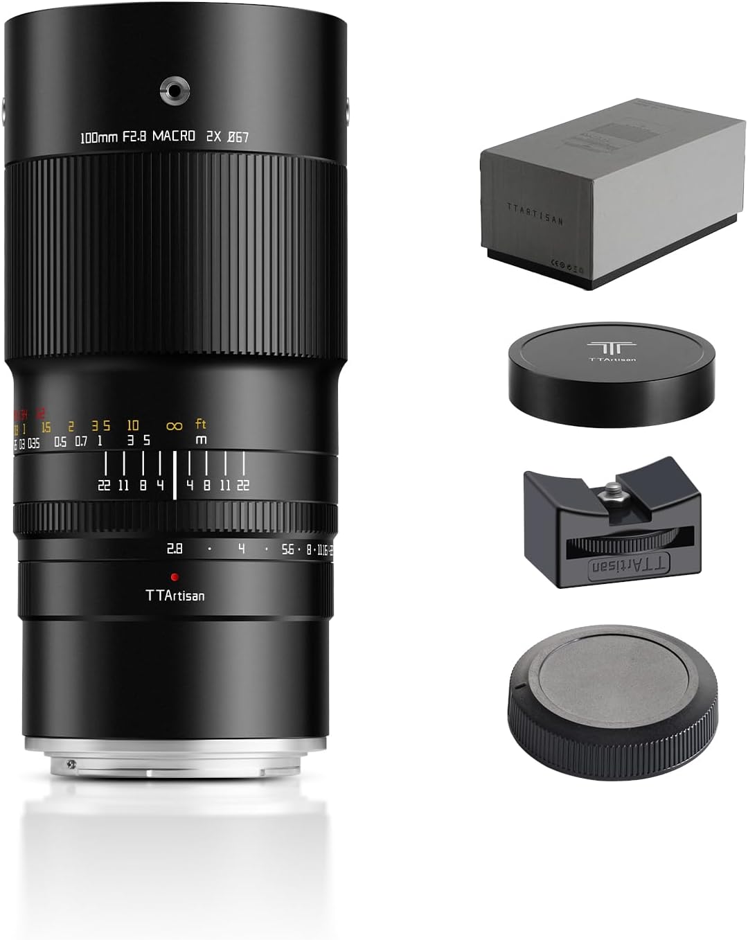 100mm f/2.8 Macro Lens for Canon RF Mount 2X Magnification Full Frame Manual Focus Mirrorless Camera Lenses EOS R RP R5 R5C R6 R6II R7 R10 R50 R100