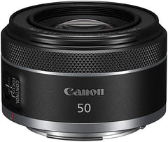 Canon RF50mm F1.8 STM for Canon Full Frame Mirrorless RF Mount Cameras [EOS R, EOS RP, EOS R5, EOS R6] Black (Lens w/BuzzPhoto Advanced Accessories Bundle)