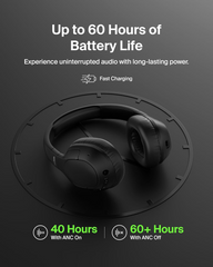 Belkin Soundform Isolate Noise Cancelling Headphones - Black