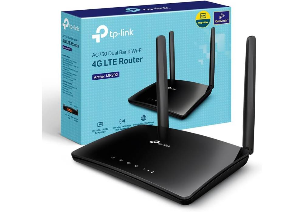 TP Wi - Fi router for network connectivity