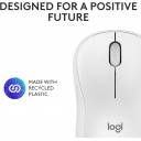 Logitech M240 Silent Bluetooth Mouse, Wireless, Compact, Portable, Smooth Tracking, 18-Month Battery, for Windows, macOS, ChromeOS, Compatible with PC, Mac, Laptop, Tablets - Off White