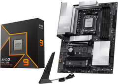 AMD Ryzen 9 9900X CPU Processor with MSI PRO X870E-P WiFi Motherboard (ATX, AM5, DDR5, PCIe 5.0 x16, M.2 Gen5, Wi-Fi 7)