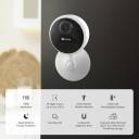 EZVIZ CB1 1080p Indoor Wi-Fi Smart Home Battery Security Camera (CS-CB1-R100-1K2WF), 512GB Storage No Subscription, Alexa Google Compatible, No Plug-in, App Control, Motion & Human Detection, Night Vision, Two Way Audio - CB1