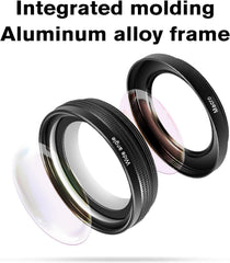 Wide Angle and Macro Lens for Sony ZV-E10 Camera,18mm Wide Angle/ 10X Macro 2-in-1 Attached Lens Kit for Sony ZV-E10 Vlog Camera(WLZ-10)