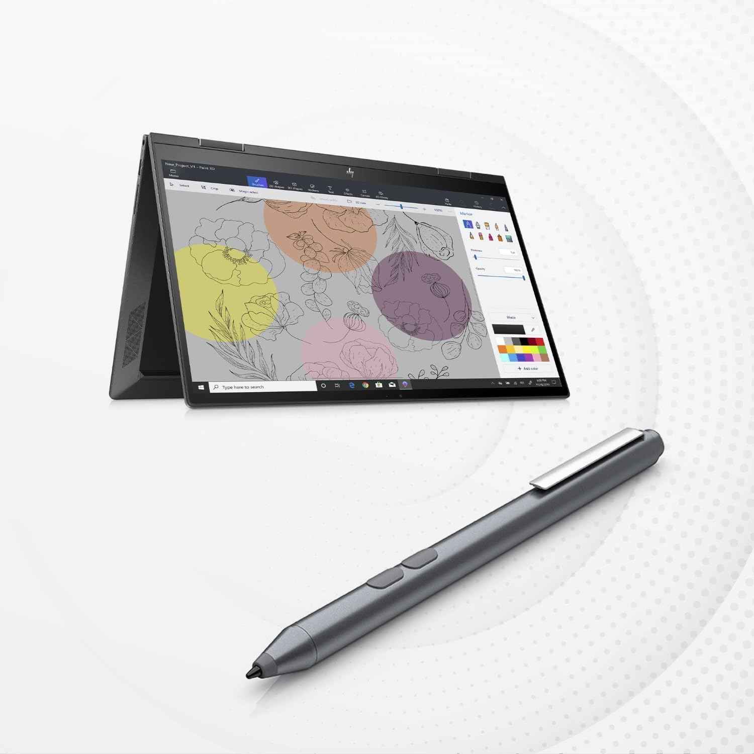Genuine HP Stylus Pen, Compatible with Any Pen-Enabled HP Device, Envy x360/Pavilion x360/Spectre x360