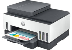 HP Smart Tank 750 All-in-One Printer Wireless, Print, Scan, Copy, Auto Duplex Printing, Auto Document Feeder, Print up to 18000 black or 8000 color pages, White/Grey