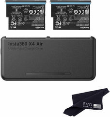 X4 Air Battery(2010mAh)& Fast Charge Hub Bundle/Only for Insta360 X4 Air 360 Camera (2 Batteries+1 Charger)