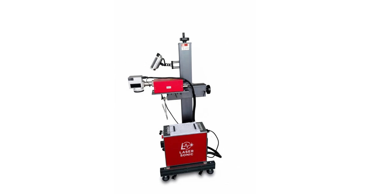 Laser Sonic LS-40CS – 40W CRD CO₂ Flying Type Laser Marking Machine, 110×110 mm, Industrial High-Speed Marking System