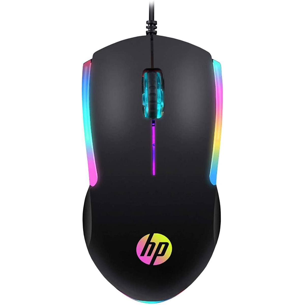 HP RGB wired gaming mouse for computer setup