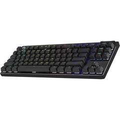 Logitech G PRO X TKL LIGHTSPEED Wireless (2.4GHz, Bluetooth, Wired USB) RGB Gaming Keyboard, GX Brown Tactile, PBT Keycaps w/ USB-C, Media Controls & Volume Roller - Black | G PRO X TKL LIGHTSPEED |