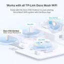 TP-Link Deco Outdoor Mesh WiFi (Deco X50-Outdoor), AX3000 Dual Band WiFi 6 Mesh, 2 Gigabit PoE Ports, 802.3at PoE+,Weatherproof, Works with All Deco Mesh WiFi, 1-Pack