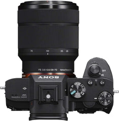 a7III Full Frame Mirrorless Camera with FE 28-70mm F3.5-5.6 OSS Lens Kit ILCE-7M3K/B | Official Sony USA Partner Model | Bundle with Telephoto & Wide-Angle Lens Set, 2X 64GB Cards, Deco Gear Bag