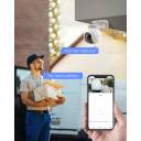 EZVIZ HB8 Security Camera, 2K+ Outdoor WiFi Camera with Battery, Two Way Talk, Color Night Vision, Waterproof, Auto Tracking, Smart Human Motion Detection, 360° View, Work with Solar Panel & Alexa