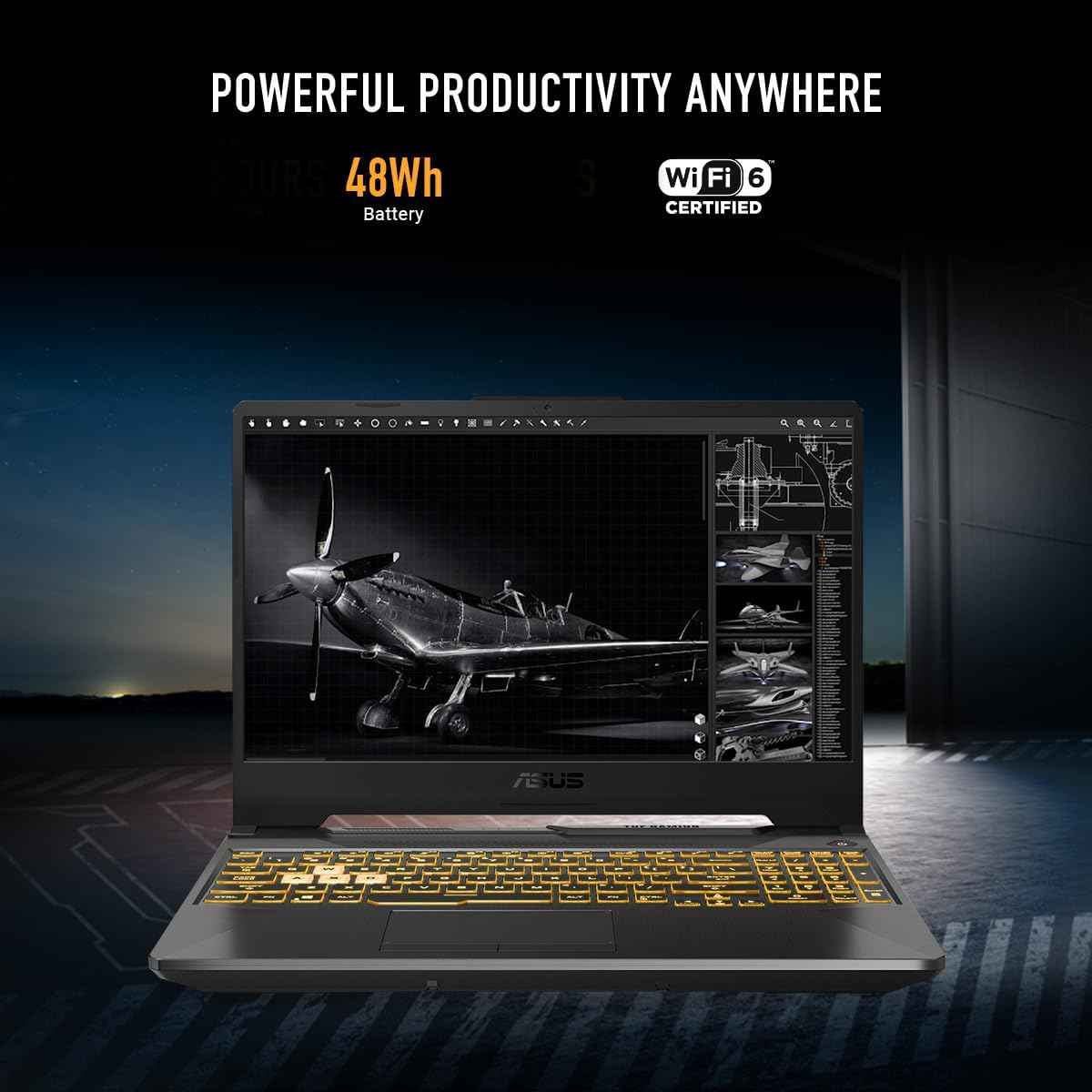 TUF Gaming PCIe laptop for portable computing