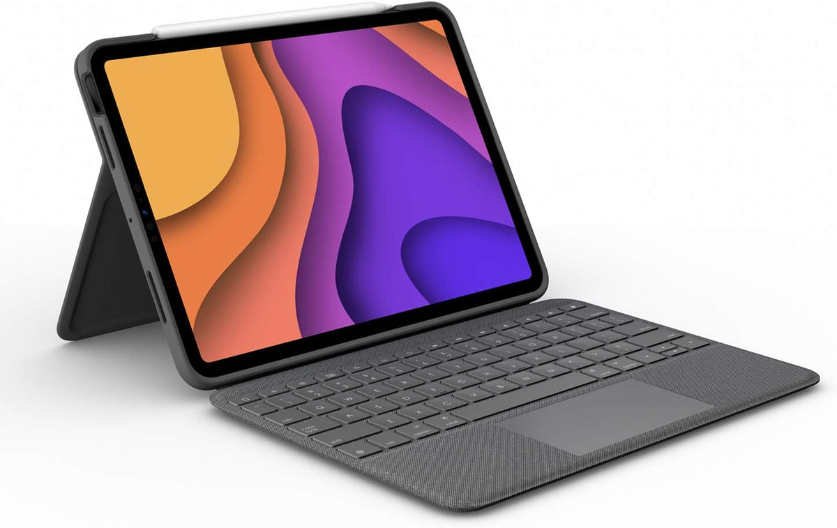 Folio Touch iPad Keyboard Case with Trackpad and Smart Connector for iPad Air 11-inch (M2 & M3), iPad Air (4th & 5th gen) – Graphite