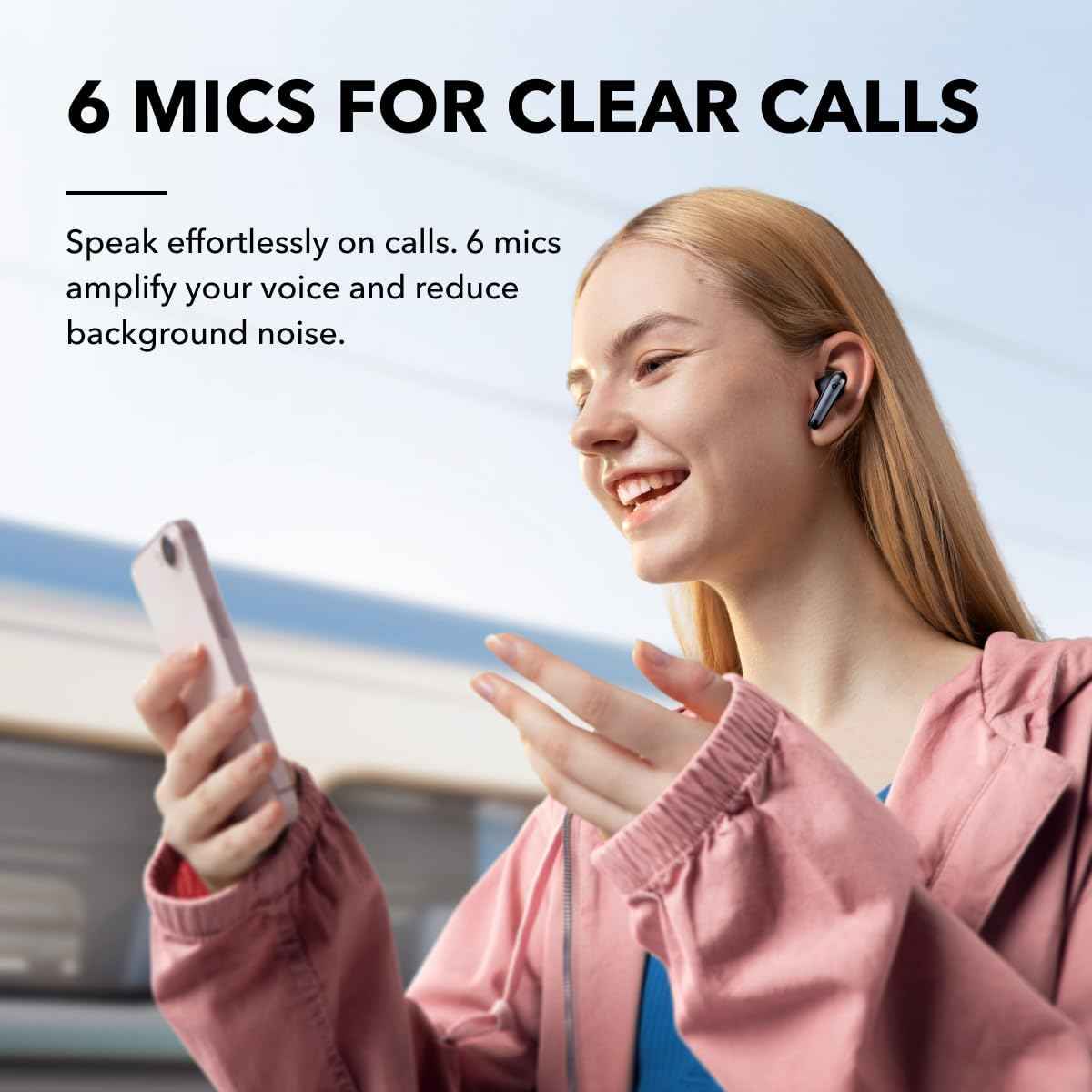 ANKER wireless Bluetooth headset for computer setup