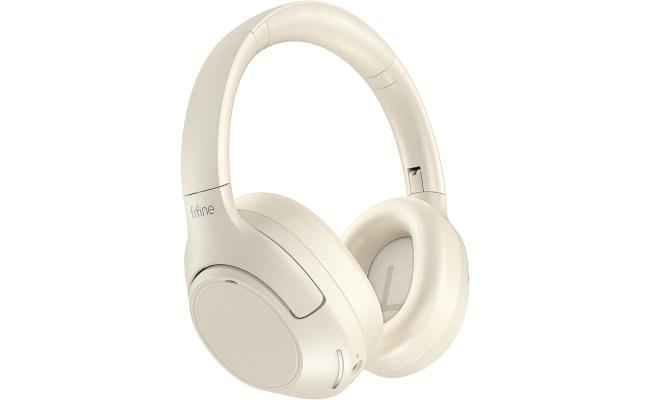FIFINE X3W Over-ear Wireless Headphone with Active Noise Canceling, Bluetooth 5.3, Three Modes, Detachable Boom Microphone (White)