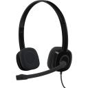 Logitech H151 Wired Headset, Analog Stereo Headphones with Rotating Noise-Cancelling Microphone, 3.5 mm Audio Jack, In-Line Controls