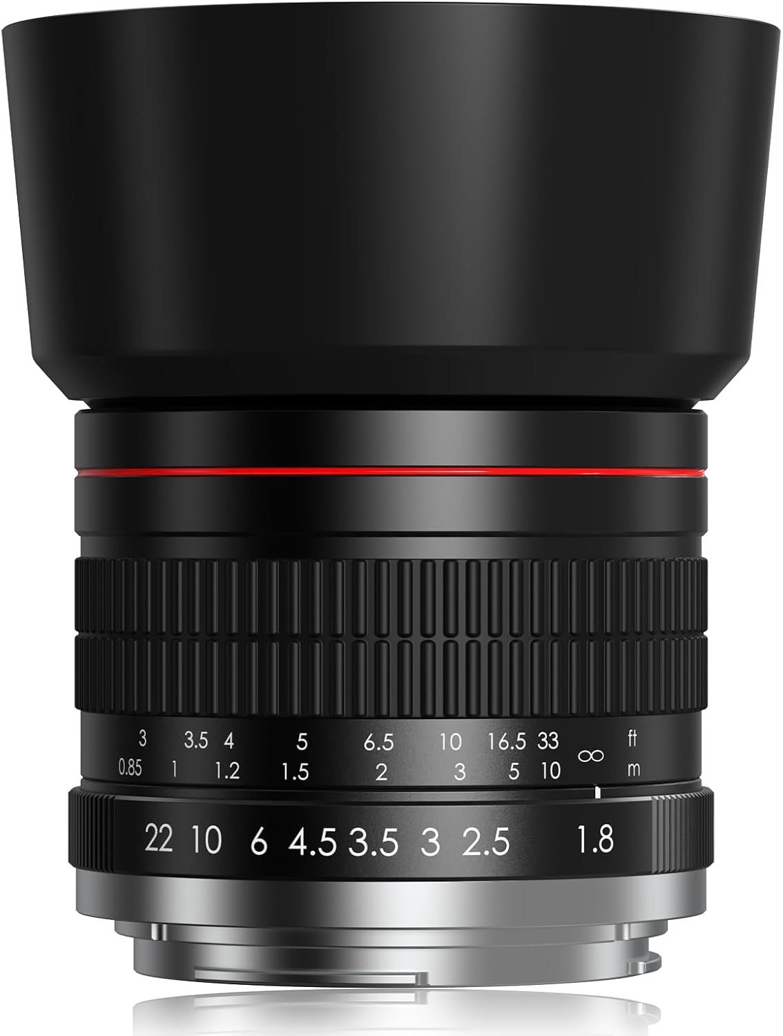 E 85mm f1.8 Portrait Lens - MF for Sony a7 IV/a7 III/ZV-E10/a7R V/a7C II/a7R IV/a7S III/a1/a9 III/a6400/a6100/a9 II/a7 II/a6000/NEX-6/NEX-5/Alpha - Manual Focus Mirrorless Cameras Lenses(E Mount)