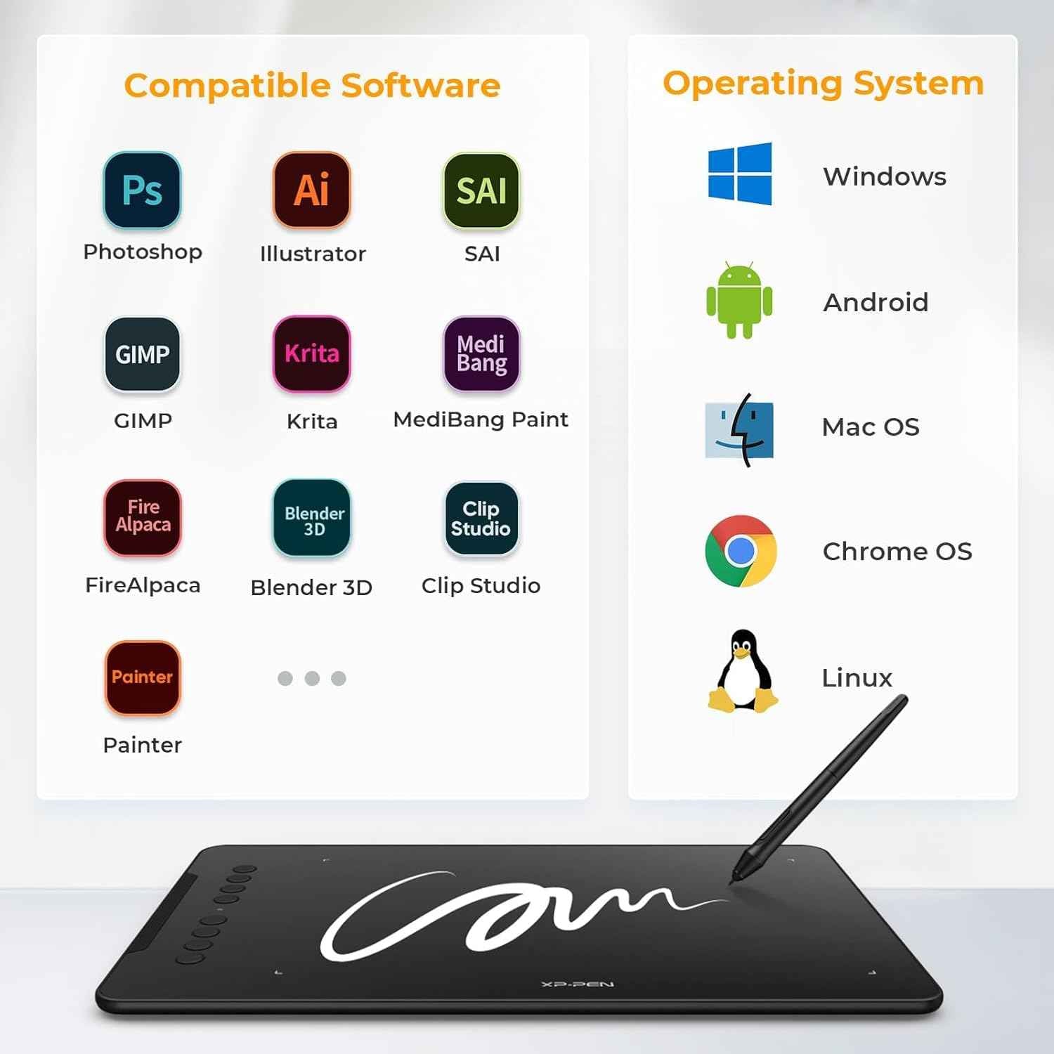 XPPen Updated tablet for portable computing