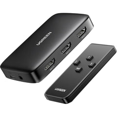 UGREEN HDMI Switch 3 in 1 Out 4K HDMI Splitter with Remote Supports HDR CEC 3D HDCP1.4 HDMI 3 Port Box Hub 4K 30Hz, Compatible with PS5 PS4 Xbox Fire Stick Roku Apple TV PC | CM332 | - CompuMe